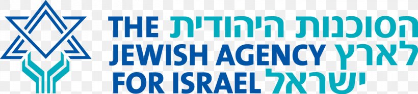 Jewish Agency For Israel Logo Font, PNG, 1310x296px, 22 July, 2018, Jewish Agency For Israel, Area, Blue Download Free