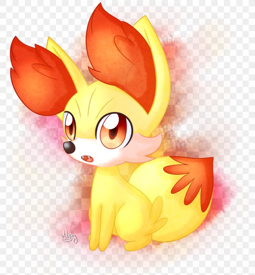 Pokémon Fennekin Eevee Sylveon Umbreon, PNG, 859x929px, Watercolor ...