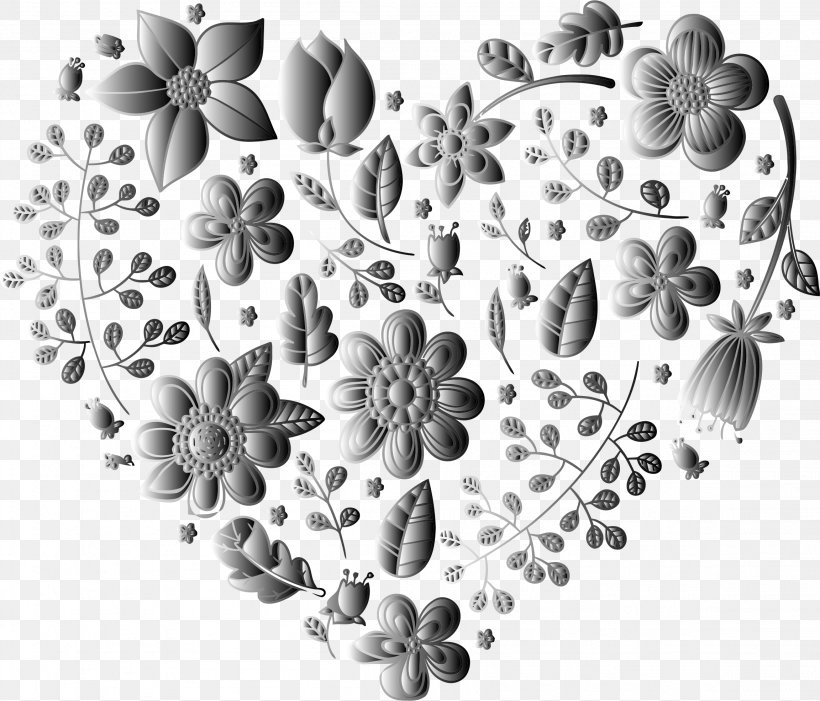 Flower Grayscale Desktop Wallpaper Black And White, PNG, 2304x1972px, Flower, Black And White, Color, Drawing, Flora Download Free