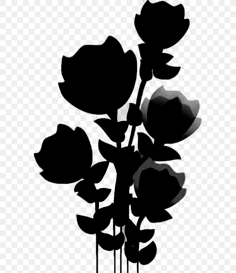 Flower Plant Stem Leaf Clip Art Pattern, PNG, 583x948px, Flower, Blackandwhite, Botany, Branching, Flowering Plant Download Free
