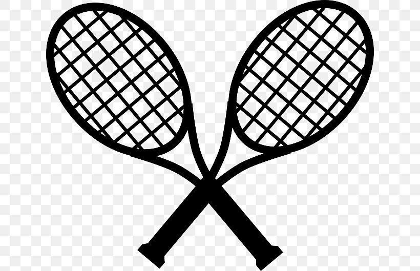 Clip Art Openclipart Racket Free Content, PNG, 640x529px, Racket, Area, Ball, Black And White, Sports Download Free