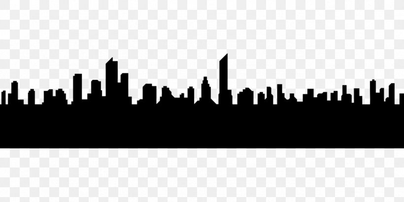 Skyline Silhouette Clip Art, PNG, 1284x643px, Skyline, Art, Black And White, City, City Of London Download Free