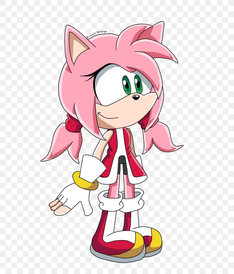 Amy Rose Sonic The Hedgehog Sonic CD Doctor Eggman Metal Sonic, PNG, 720x960px, Watercolor, Cartoon, Flower, Frame, Heart Download Free