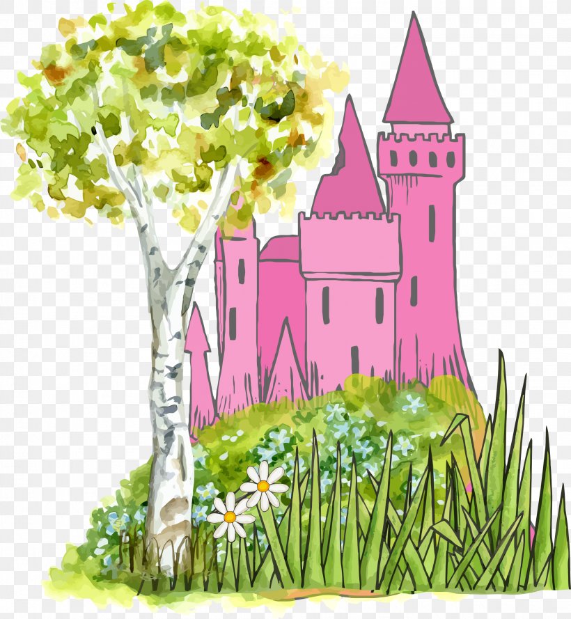Castle Clip Art, PNG, 2209x2396px, Fairy Tale, Art, Fairy, Flora, Floral Design Download Free