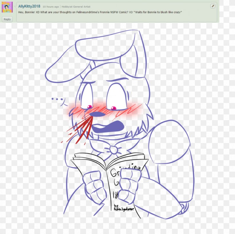 Five Nights At Freddy's 4 Nosebleed Ear Sketch, PNG, 895x893px, Watercolor, Cartoon, Flower, Frame, Heart Download Free