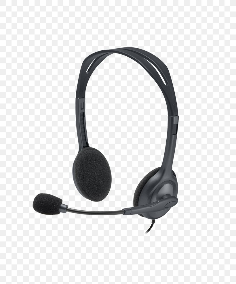 Microphone Logitech H111 Headphones Headset, PNG, 760x988px, Microphone, Audio Accessory, Audio Equipment, Communication Device, Computer Download Free