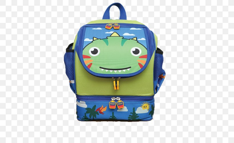 Bag Dinoku Backpack JD.ID Material, PNG, 500x500px, Bag, Backpack, Child, Clownish, Electric Blue Download Free