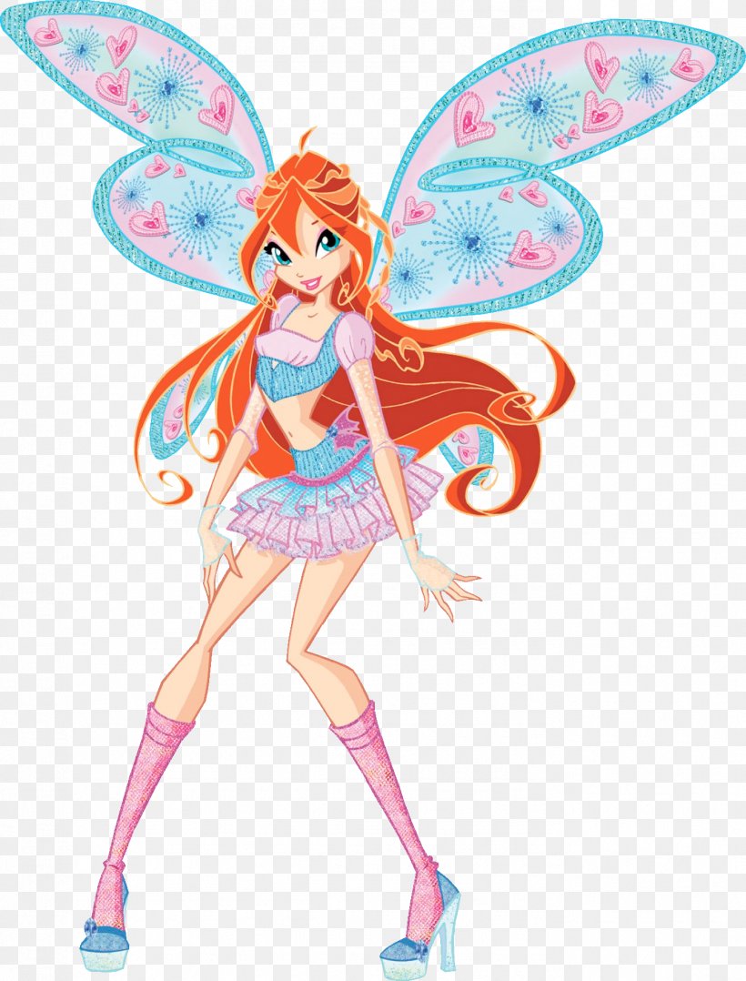 Bloom Winx Club: Believix In You Stella Musa Roxy, PNG, 1379x1814px, Watercolor, Cartoon, Flower, Frame, Heart Download Free