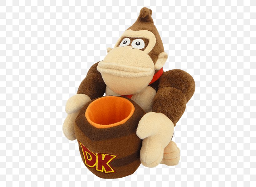 Donkey Kong: Barrel Blast Stuffed Animals & Cuddly Toys Donkey Kong Country: Tropical Freeze Luigi Plush, PNG, 600x600px, Donkey Kong Barrel Blast, Diddy Kong, Donkey Kong, Donkey Kong Country Tropical Freeze, Funky Kong Download Free