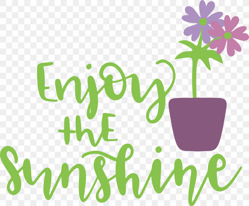 Sunshine Enjoy The Sunshine, PNG, 3000x2485px, Sunshine, Flower, Flowerpot, Green, Hay Flowerpot With Saucer Download Free