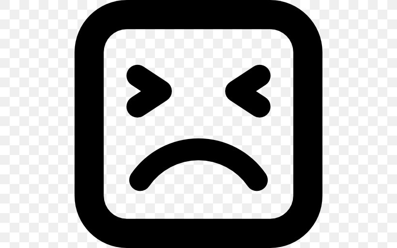 Emoticon Download, PNG, 512x512px, Emoticon, Black And White, Button, Face, Hamburger Button Download Free