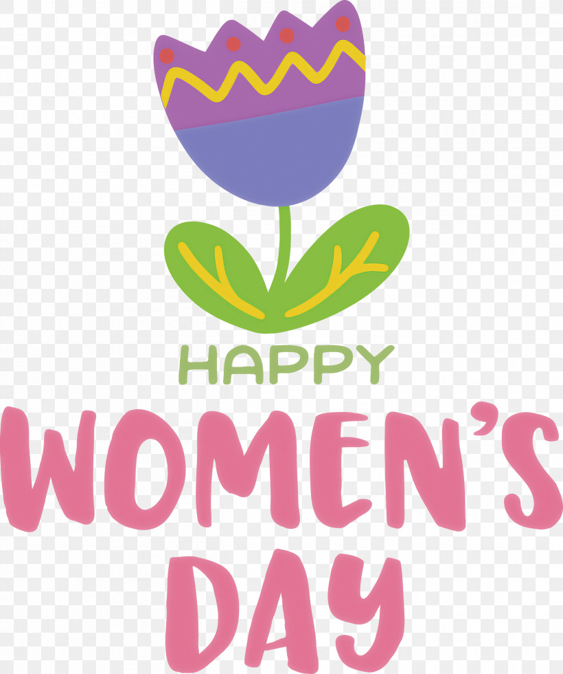 Happy Women’s Day Women’s Day, PNG, 2509x3000px, Flower, Biology, Logo, Meter, Petal Download Free