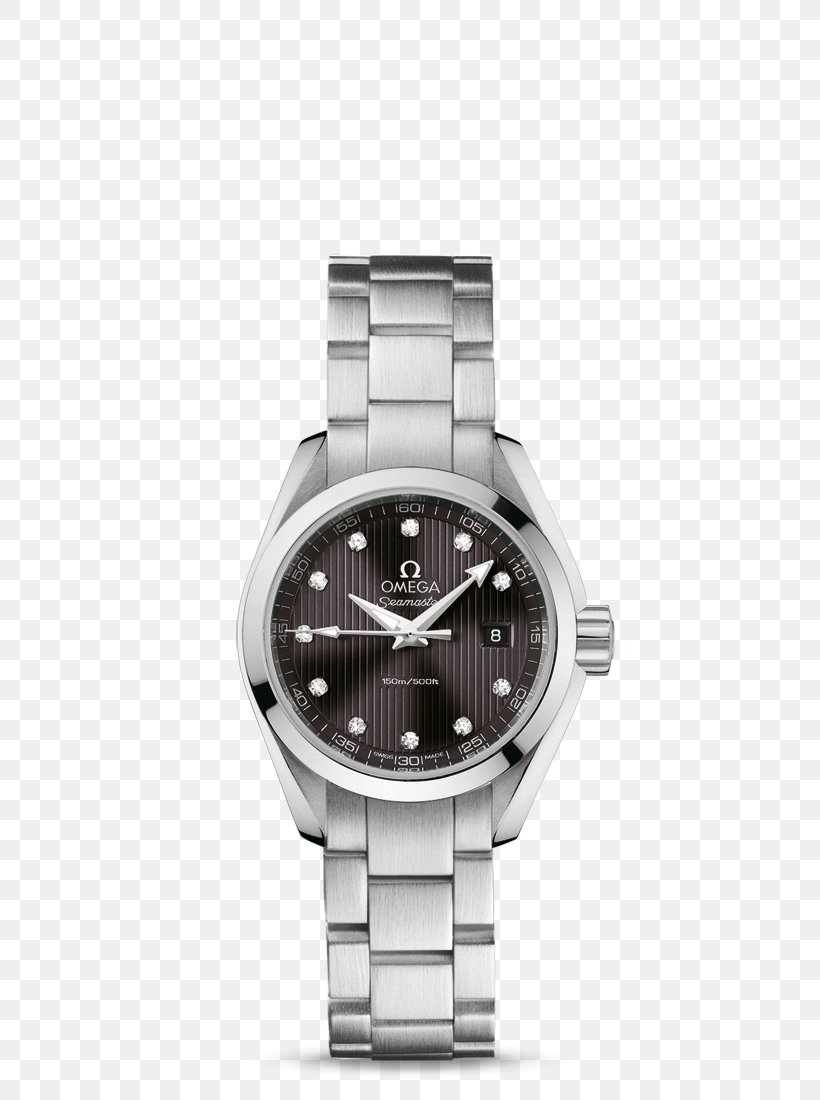 OMEGA Seamaster Aqua Terra 150M Quartz Omega SA Watch, PNG, 800x1100px, Omega Seamaster, Brand, Clock, Coaxial Escapement, Diamond Download Free