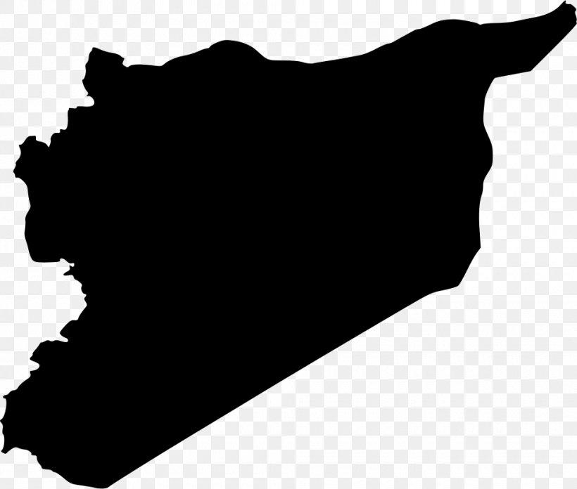 Syrian Civil War Map Flag Of Syria, PNG, 980x832px, Syria, Black, Black And White, File Negara Flag Map, Flag Download Free