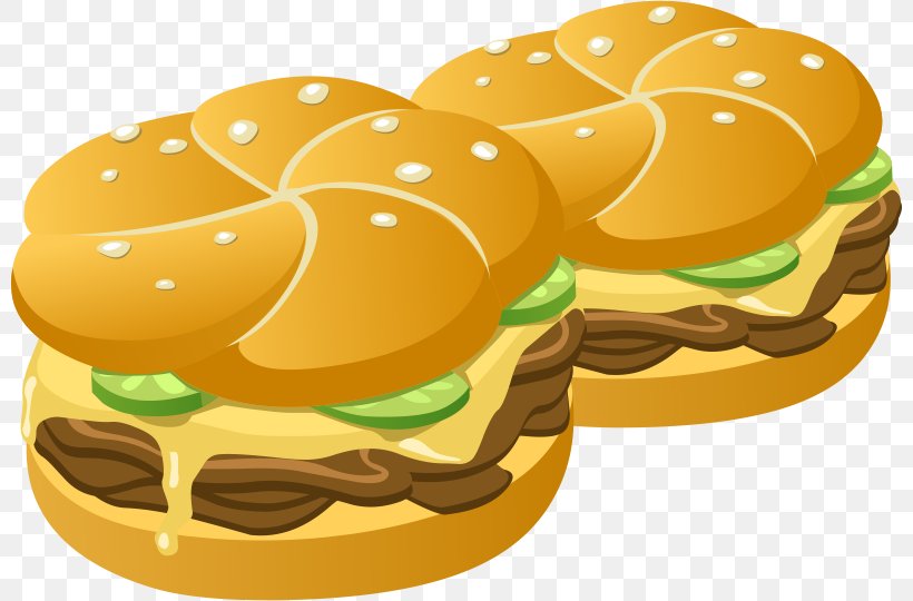 Hamburger Hot Dog Cheeseburger Clip Art, PNG, 800x540px, Hamburger, Bread, Bun, Cheeseburger, Fast Food Download Free