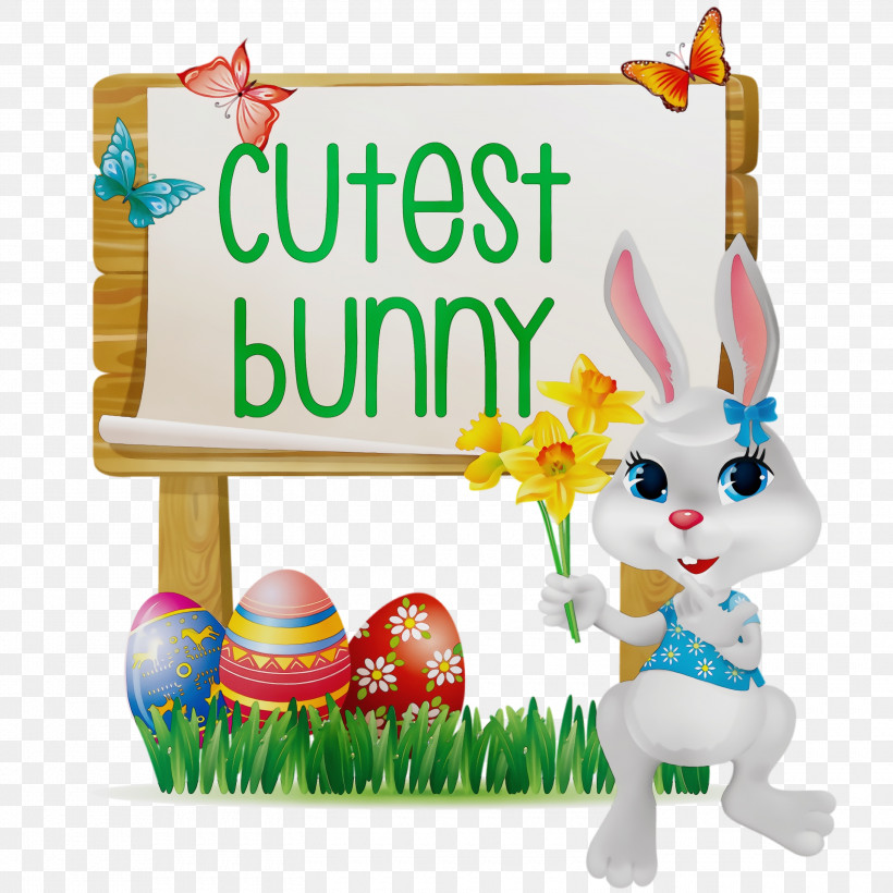 Easter Bunny, PNG, 3000x3000px, Cutest Bunny, Bunny, Christmas Day, Easter Bunny, Easter Day Download Free