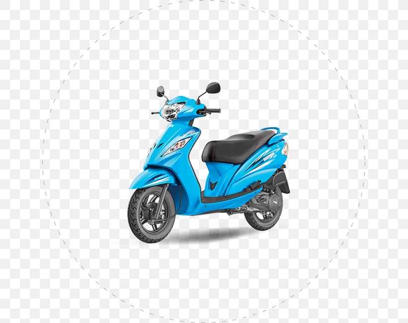 Motorized Scooter Car TVS Motor Company Motorcycle, PNG, 649x649px, Scooter, Bicycle, Blue, Car, Electric Blue Download Free