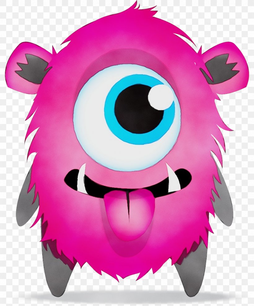 Pink Cartoon Clip Art Eye Magenta, PNG, 830x1000px, Watercolor, Animation, Cartoon, Eye, Magenta Download Free