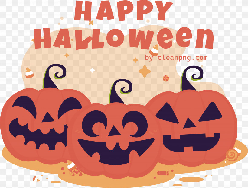 Pumpkin, PNG, 7840x5966px, Pumpkin, Cartoon, Logo, Orange, Text Download Free