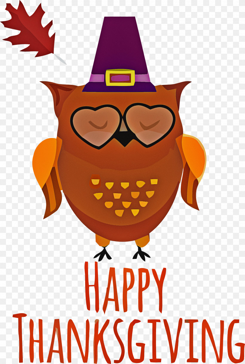Cartoon Owl Bird Bird Of Prey Logo, PNG, 2040x3033px, Thanksgiving Owl, Autumn, Bird, Bird Of Prey, Cartoon Download Free
