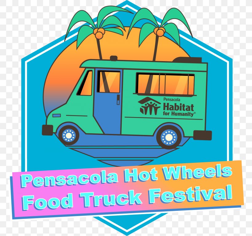 Pensacola Food Truck Festival, PNG, 768x768px, Pensacola, Aqua, Area, Artwork, Brand Download Free