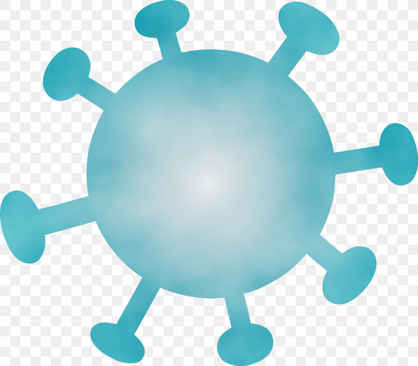 Turquoise Blue Aqua, PNG, 3000x2630px, Virus, Aqua, Blue, Corona, Coronavirus Download Free