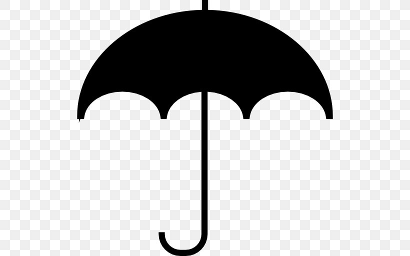 Umbrella Clip Art, PNG, 512x512px, Umbrella, Black, Black And White, Line Art, Logo Download Free