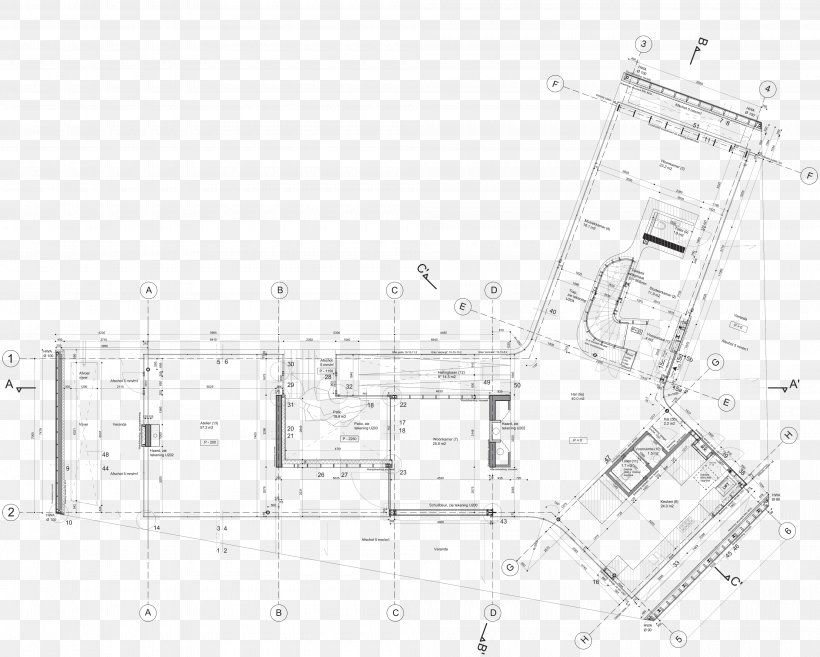 Drawing Farnsworth House House Plan, PNG, 4000x3208px, Drawing, Architectural Plan, Architecture, Area, Artwork Download Free