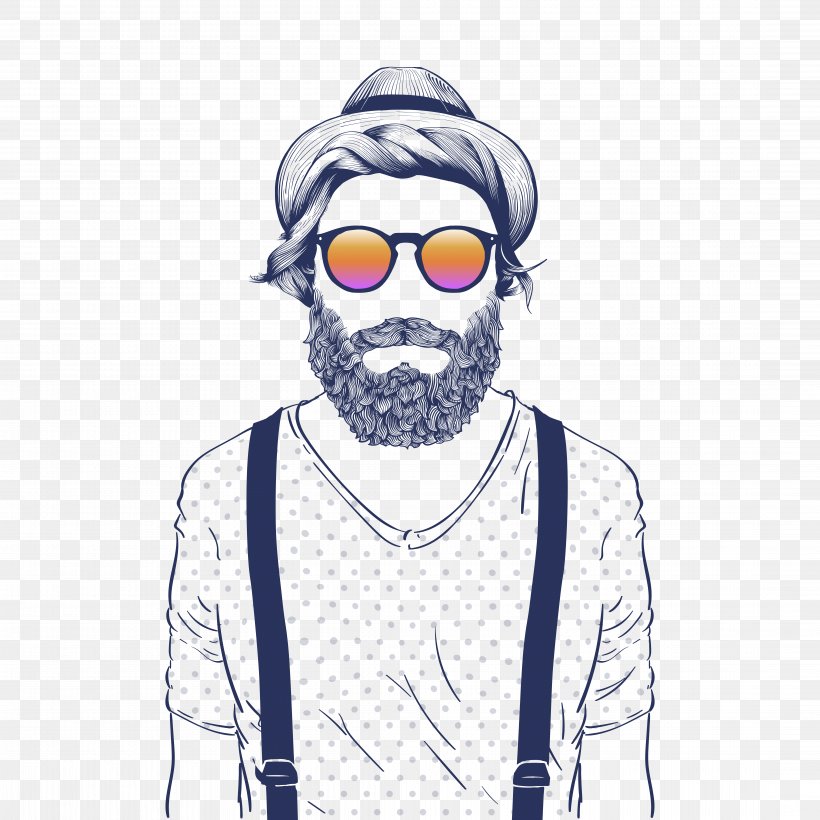 Hipster Stock Illustration Royalty-free Illustration, PNG, 8750x8750px, Hipster, Art, Beard, Cool, Drawing Download Free