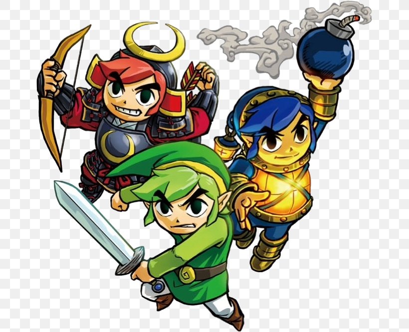 The Legend Of Zelda: Tri Force Heroes The Legend Of Zelda: Four Swords Adventures The Legend Of Zelda: The Wind Waker Princess Zelda Link, PNG, 674x667px, Legend Of Zelda Tri Force Heroes, Art, Cartoon, Fiction, Fictional Character Download Free