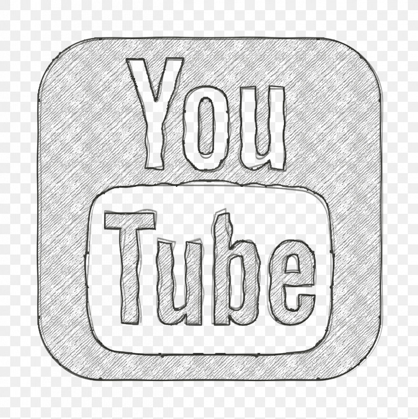 Youtube Rounded Square Logo Icon Youtube Icon Logo Icon, PNG, 1250x1256px, Youtube Icon, Black, Black And White, Coolicons Icon, Geometry Download Free