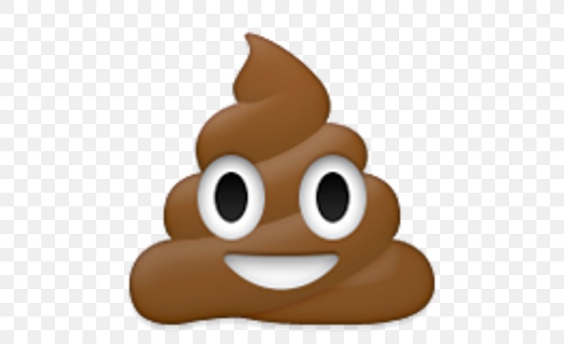 Pile Of Poo Emoji Emoticon Clip Art, PNG, 500x500px, Pile Of Poo Emoji, Beak, Bird, Blog, Brown Download Free