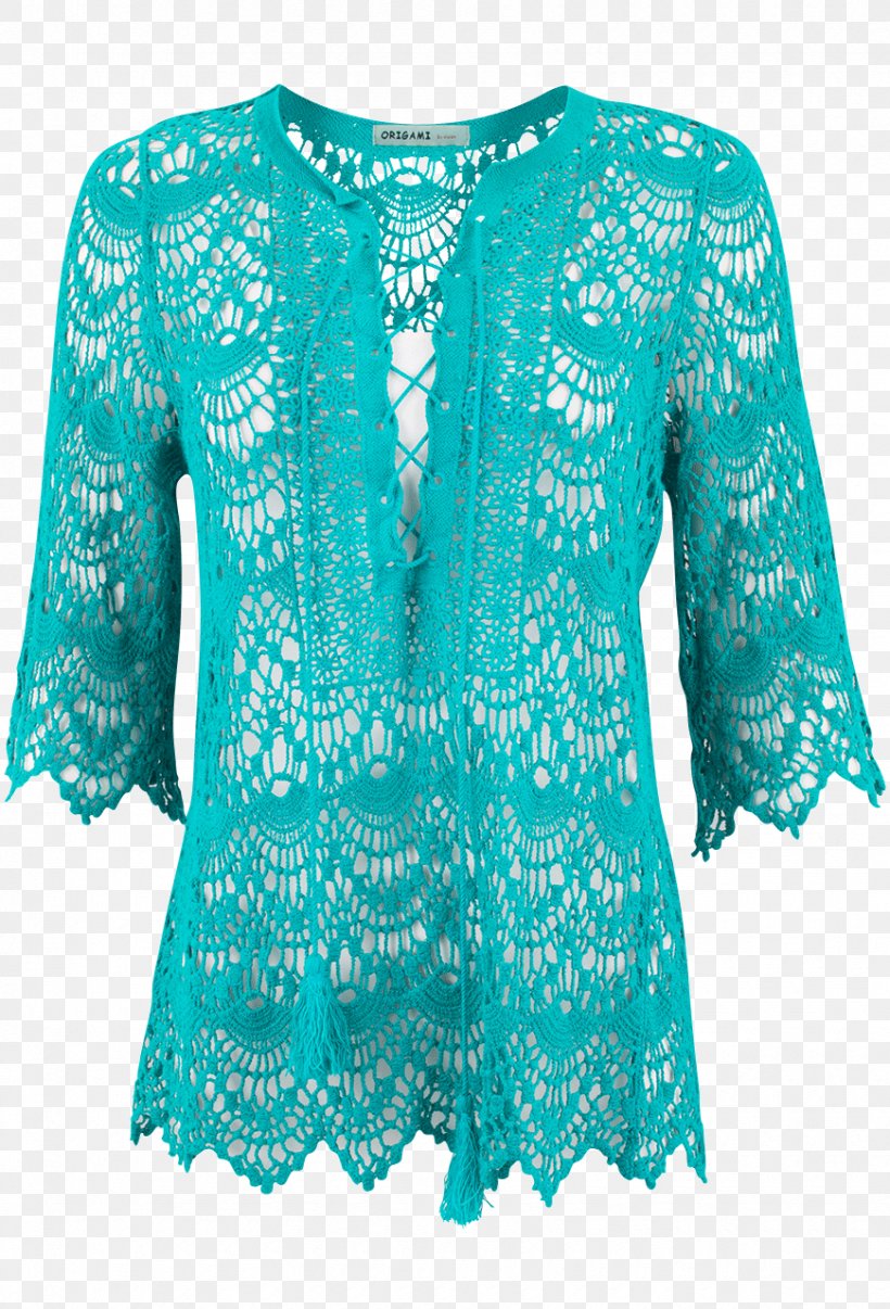 Blouse Sleeve Dress Outerwear Neck, PNG, 870x1280px, Blouse, Aqua, Clothing, Day Dress, Dress Download Free