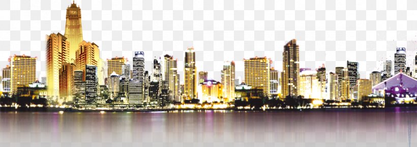 City Skyline Panorama, PNG, 1016x359px, City, Horizon, Metropolis, Night, Nightscape Download Free