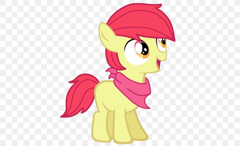 Pony Apple Bloom Twilight Sparkle Applejack Horse, PNG, 500x500px, Watercolor, Cartoon, Flower, Frame, Heart Download Free