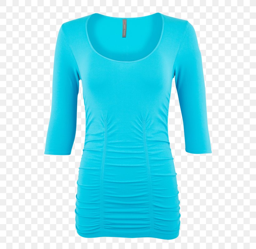 Sleeve T-shirt Top Last Tango Clothing, PNG, 544x800px, Sleeve, Active Shirt, Aqua, Azure, Blue Download Free