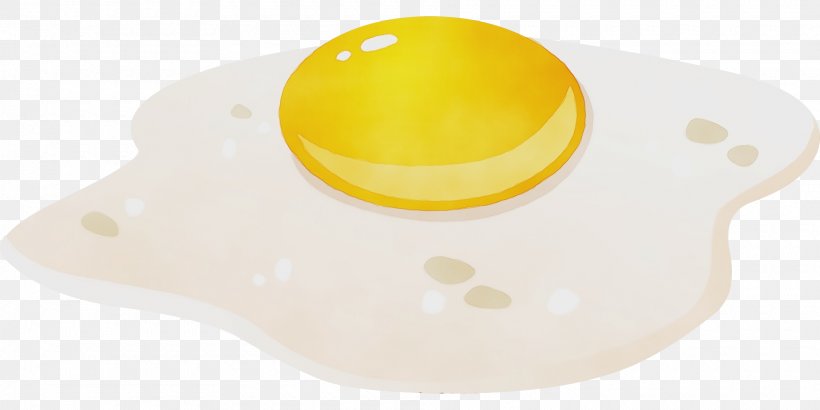 Yellow Fried Egg, PNG, 1920x960px, Watercolor, Fried Egg, Paint, Wet Ink, Yellow Download Free
