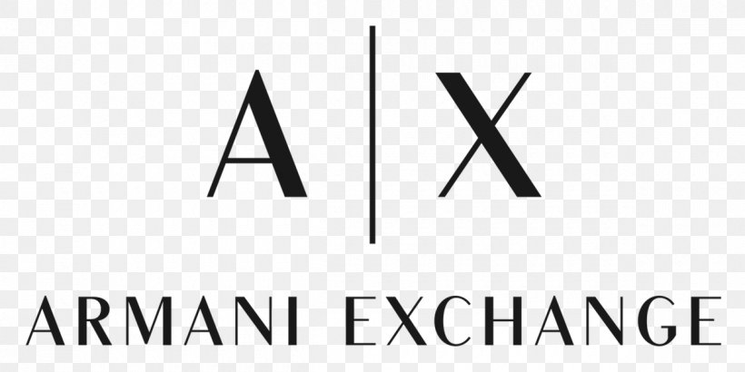 A|X Armani Exchange Fashion A/X Armani Exchange Clothing, PNG, 1200x600px, Armani, Area, Ax Armani Exchange, Black, Black And White Download Free