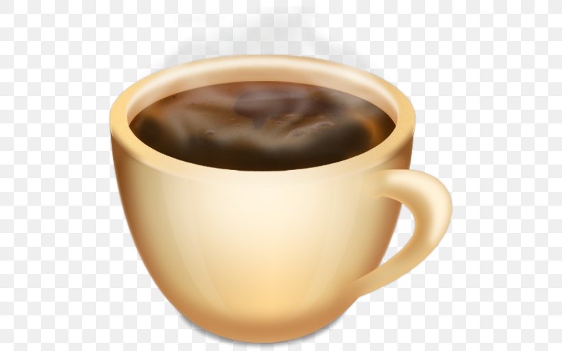 Coffee Cup Ristretto Cuban Espresso, PNG, 512x512px, Coffee Cup, Breakfast, Cafe, Caffeine, Coffee Download Free