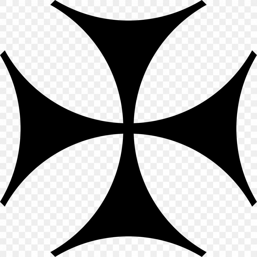 Crusades Symbol Cross Knights Templar, PNG, 2377x2377px, Crusades, Ankh, Artwork, Black, Black And White Download Free