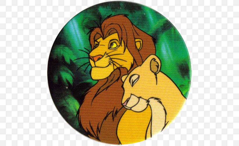 Lion Nala Milk Caps Simba Tiger, PNG, 500x500px, Lion, Animal, Big Cats, Card Game, Carnivoran Download Free