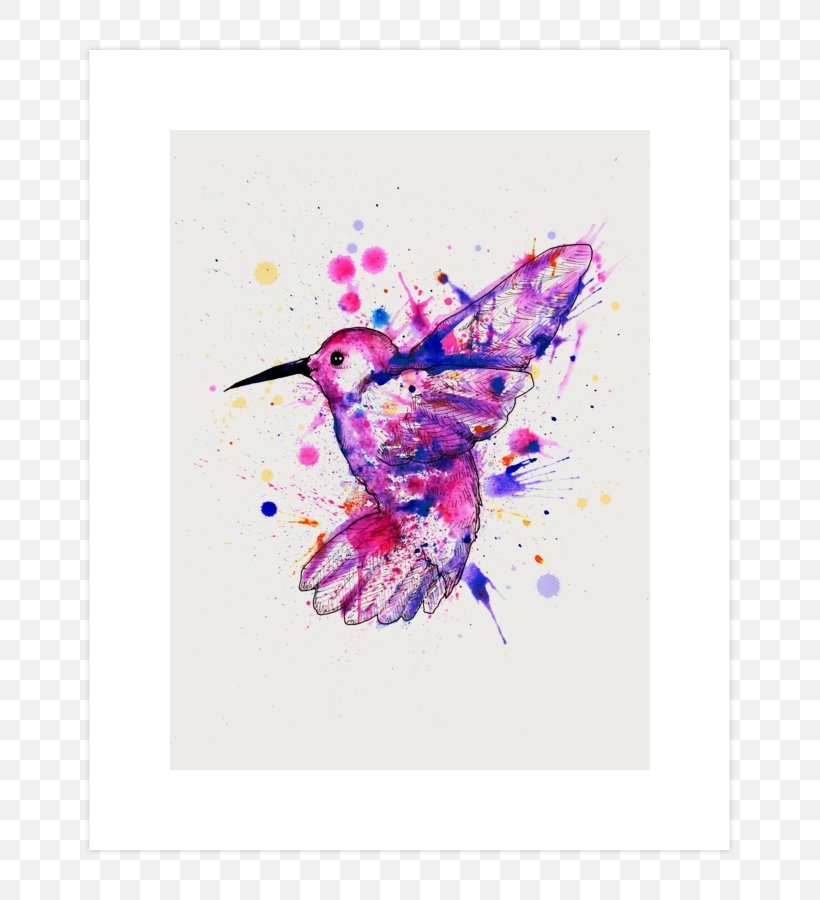 Watercolor Painting T-shirt Art Graphic Design, PNG, 740x900px, Watercolor Painting, Art, Artist, Bird, Color Download Free
