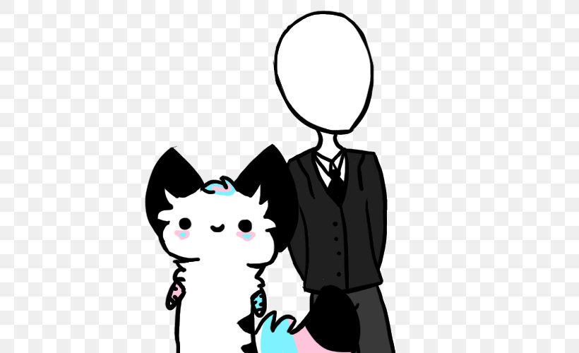 Cat Big McIntosh Slenderman Take A Hint Character, PNG, 500x500px, Watercolor, Cartoon, Flower, Frame, Heart Download Free