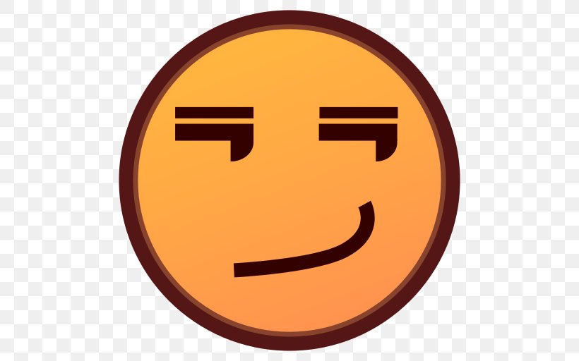 Smirk Smiley Emoji Emoticon, PNG, 512x512px, Smirk, Emoji, Emoticon, Facial Expression, Happiness Download Free