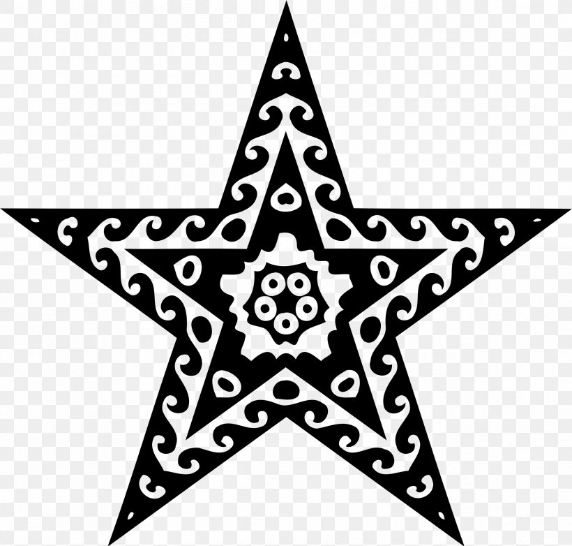 Star Polygons In Art And Culture Clip Art, PNG, 2391x2282px, Star, Black, Black And White, Monochrome, Monochrome Photography Download Free