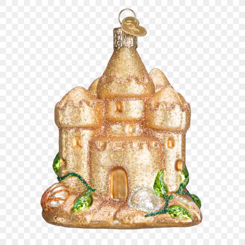 Christmas Ornament Glass Sand Castle, PNG, 1000x1000px, Christmas Ornament, Christmas, Christmas Decoration, Glass, Sand Castle Download Free