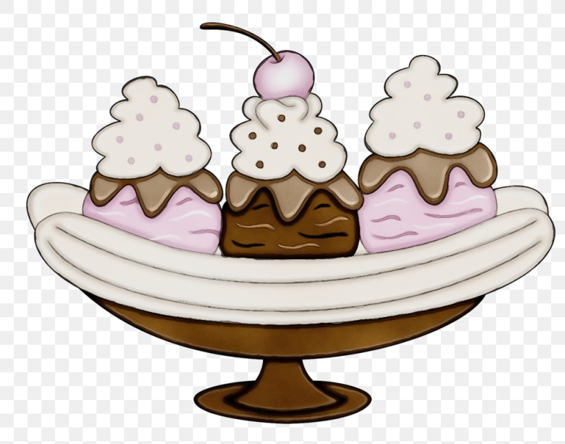 Dessert Food Frozen Dessert Dish Icing, PNG, 1024x805px, Watercolor, Baked Goods, Cake Stand, Cuisine, Dessert Download Free