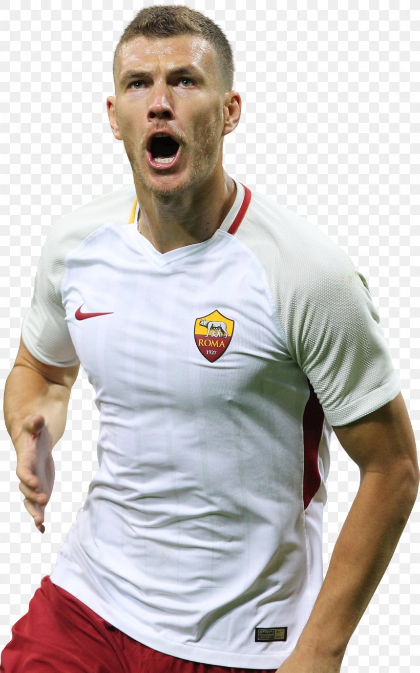 Edin Džeko A.S. Roma Soccer Player Serie A A.C. Milan, PNG, 1024x1642px, 2017, 2018, As Roma, Ac Milan, Clothing Download Free