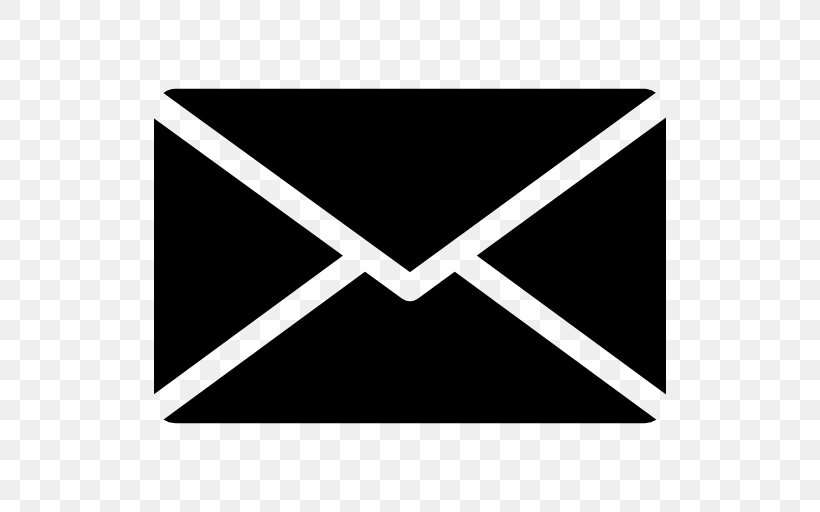 Envelope Mail Icon Design, PNG, 512x512px, Envelope, Black, Black And White, Flat Design, Icon Design Download Free