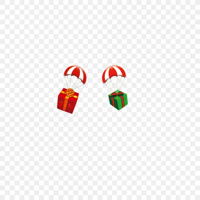 Gift Parachute Box, PNG, 2000x2000px, Gift, Balloon, Box, Christmas, Christmas Decoration Download Free